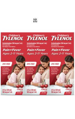 Tylenol 6 Bottles 2 Packs