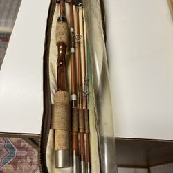 Vintage Ultralight Eagle Claw "Wright & McGill Co." 4pc 6 1/2’ Spinning Rod 4TMCH