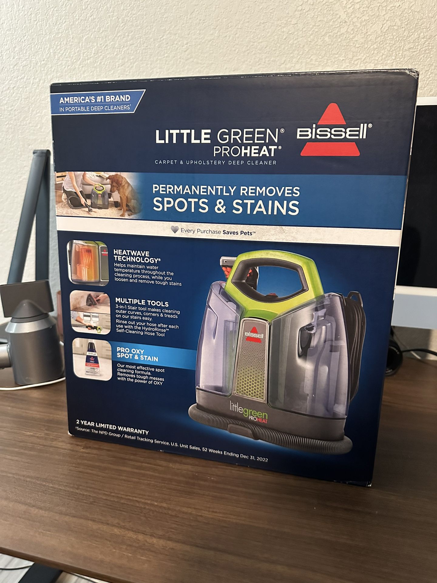 NEW Bissell ProHeat Little green Spot cleaner   