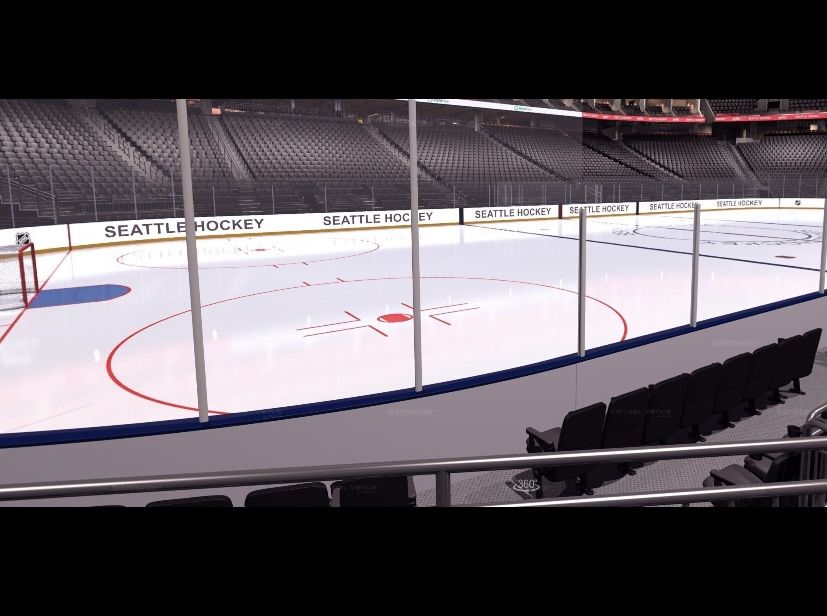 2 Lower Level Front Row Tickets - Kraken vs. Canucks - Home Opener