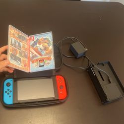 Nintendo Switch w/ Donkey Kong - Charger And Accessories Included