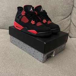 Nike Air Jordan 4 Retro in Red Thunder