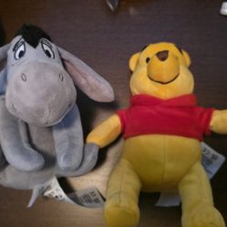Disney Winnie the Pooh & Eeyore Plush Bundle
