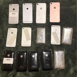 Old iPhones And I Pod Touch Bundle