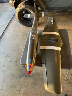 Top flite 60 size P-51 Mustang Airplane