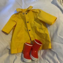 Doll Raincoat & Boots