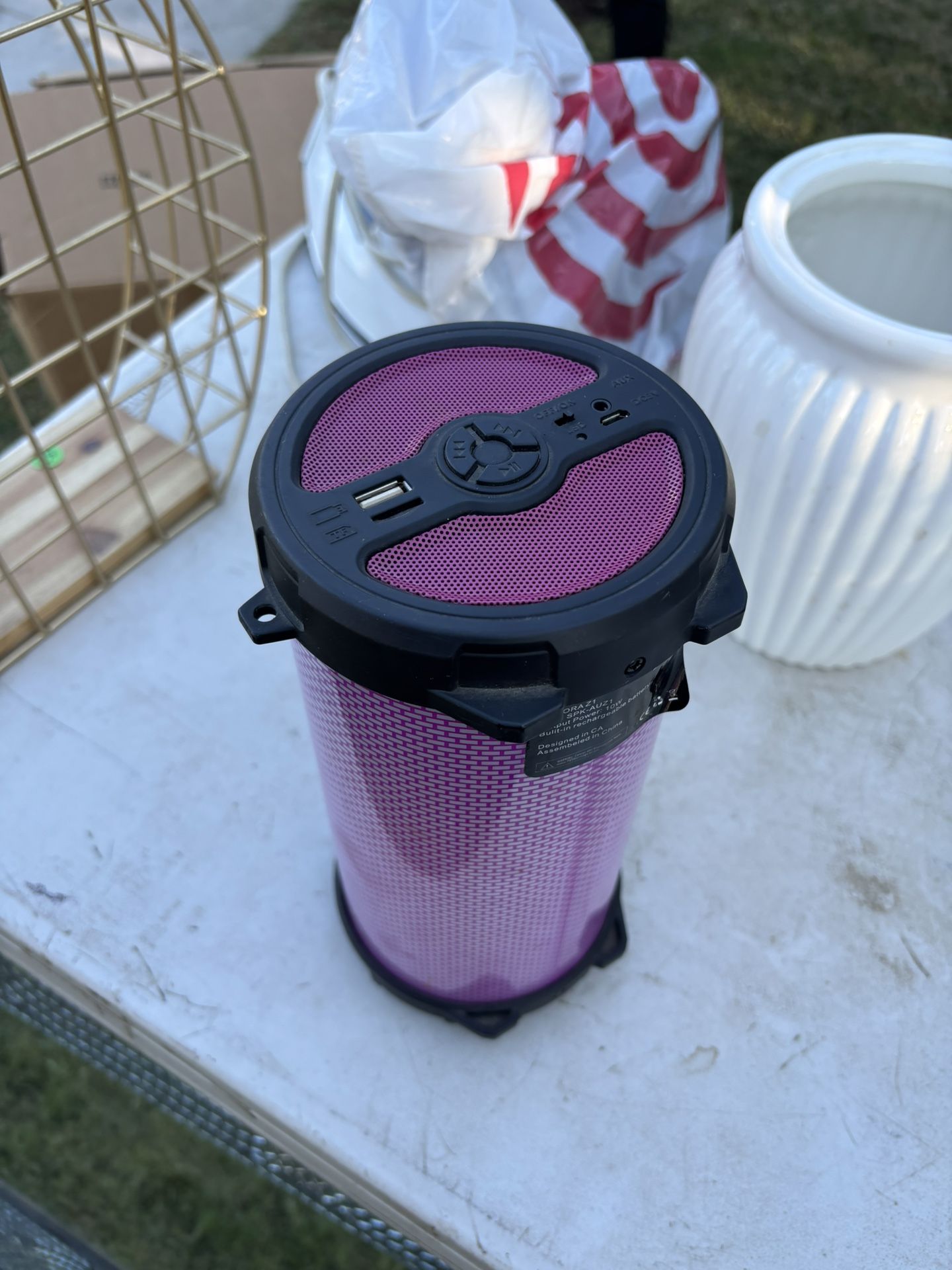 Pink Speaker
