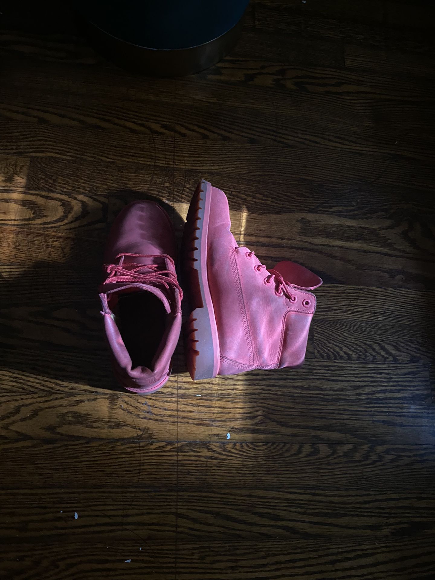 Pink Timberlands