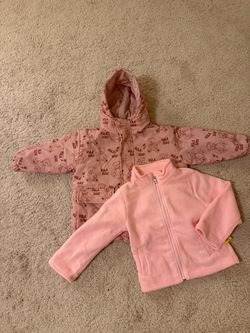 🧥 Girls’ 4T Pink Outerwear & Fleece