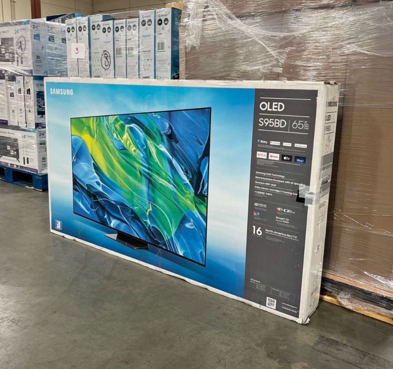 65” Samsung Smart 4K Oled HDR Tv