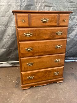 Tall Wood Dresser