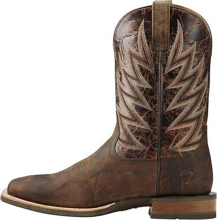 NEW Size 10.5 ARIAT Men Challenger Western Cowboy Work Boots Traditional Durable Leather Boot Riding Square Toe