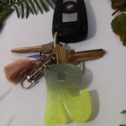 Initial Letter For Keychain With Tassel For Charms For Key Chain, Handbags And Backpacks 