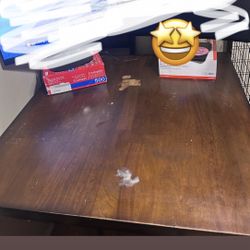 Cherrywood dining table/4 chairs $125