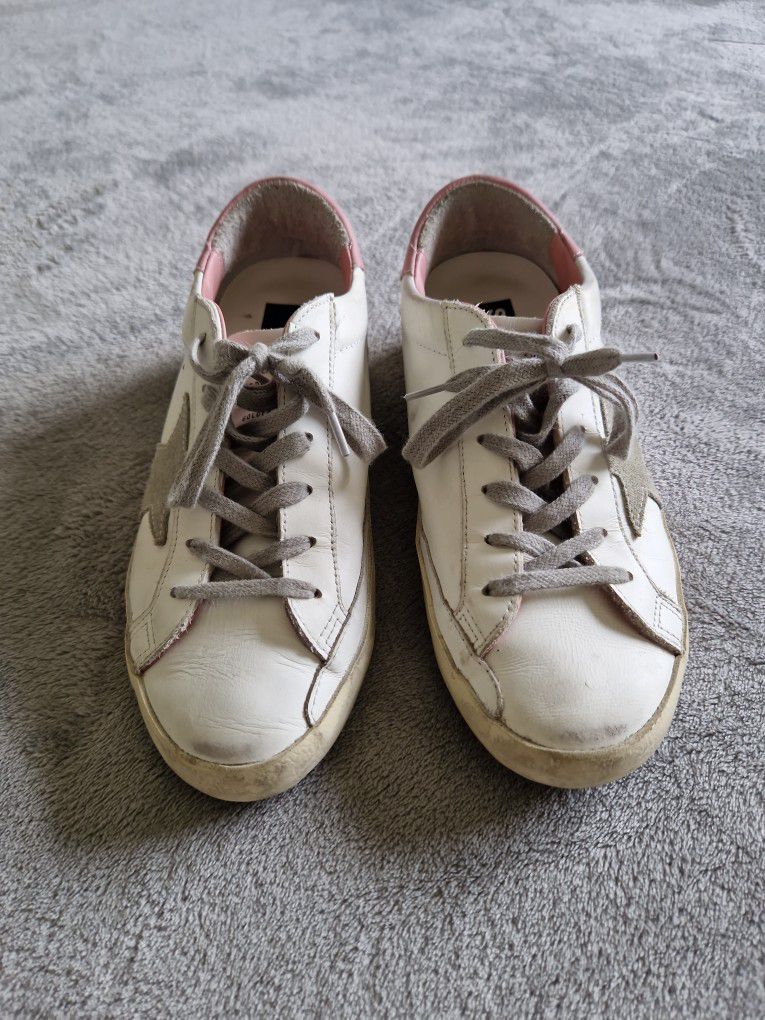 GOLDEN GOOSE Superstar sneakers (white ice ligth pink) for Sale in ...