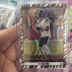 Caleb Williams Zebra 2025 Select BRAND NEW PRODUCT