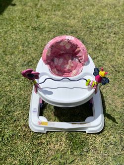 Baby Girl Pink Activity Walker Interactive  Toy Bar Lightweight Foldable