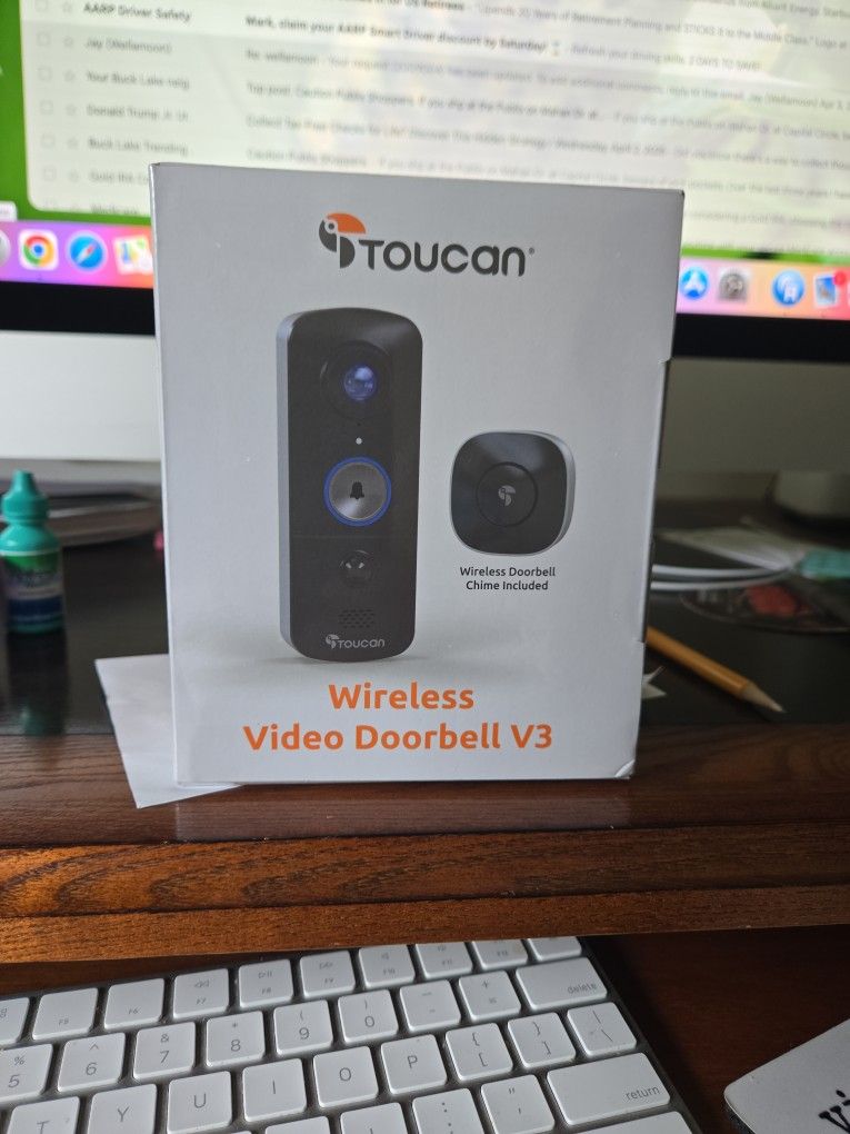 TOUCAN wireless Video Doodbell V 3