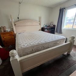 King Size Frame Bed Matrees Boxpring 