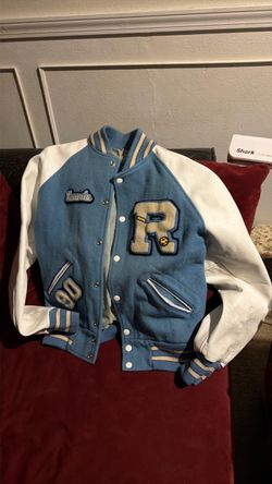 Leather varsity jacket S/M