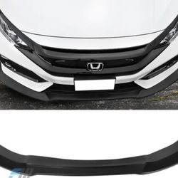 Fits 17-21 Honda Civic Si Hatchback PU GT Style Front Lip Spoiler