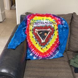 Size XL, Space, Your Face, Grateful Dead, Long Sleeve T-Shirt.