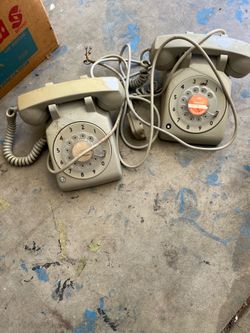 Rotary phones x2