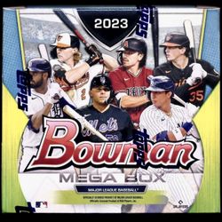 2023 Bowman Baseball Mega Box Brand New Sealed