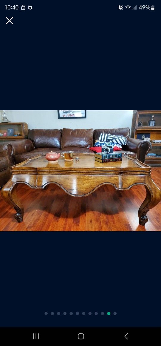 Beautiful Solid Wood Coffee Table, Mint, $120 Cash Or Best Off