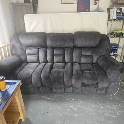 Dual Recliner Couch