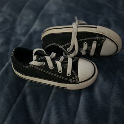 Black Kids Converse Sneakers Size 9
