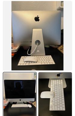 Apple iMac Desktop with Keyboard and Mouse