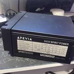 Apevia Spirit 600W Power Supply Unit, Tested & Working, Great Condition