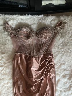 Rose gold luxury dress Ladivine