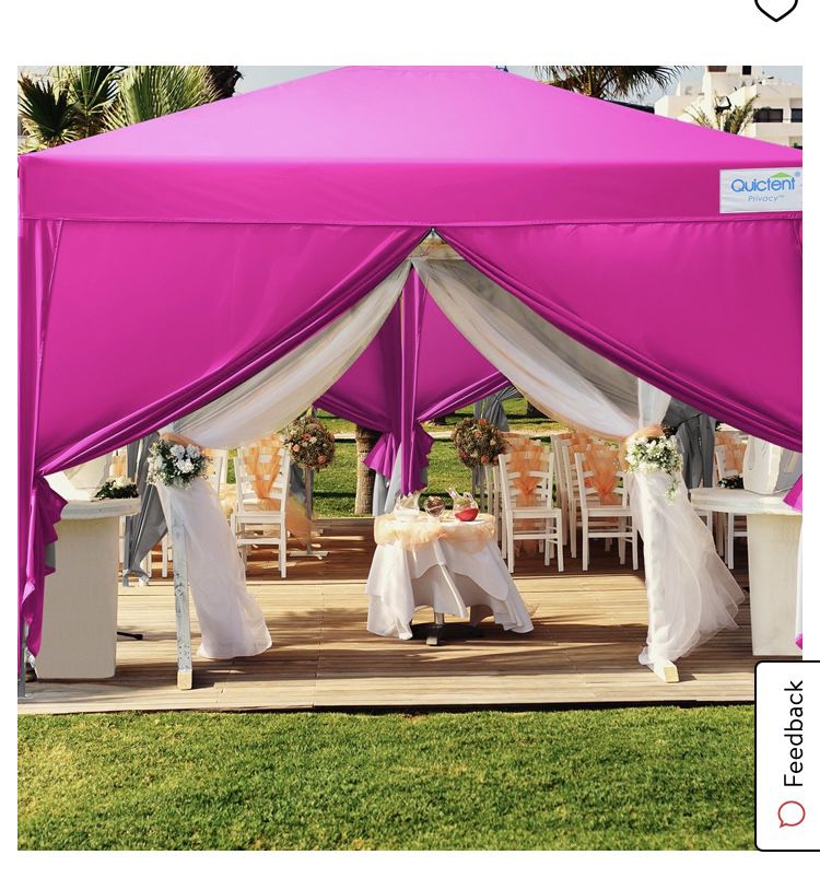 Photo Quictent 8x8 Gazebo Easy Pop Up Tent Event Canopy