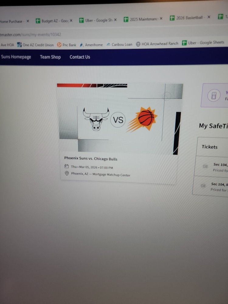 Phoenix Suns Vs Chicago Bulls