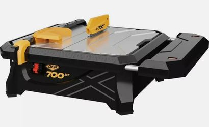 700XT 3/4 HP Wet Tile Saw with 7 in Blade and Table Extension Compact & portable