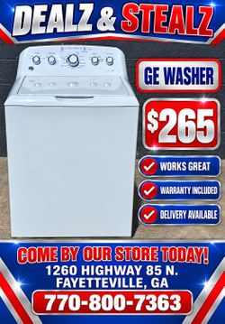 GE Washer for Sale 
(Works Great/ Comes w/Warranty