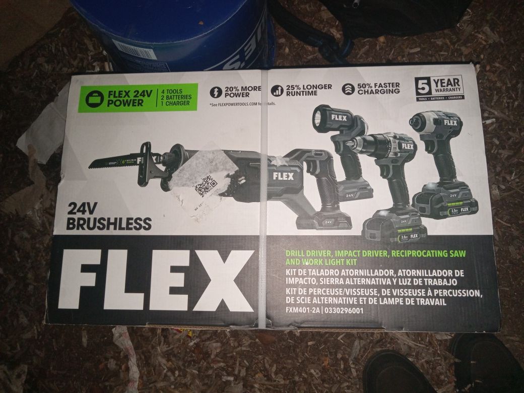 flex 24v 4 tool kit