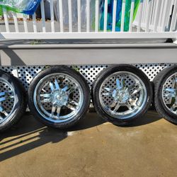 24" Rims With Wheels 