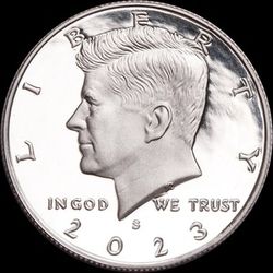 2023 Kennedy Half Dollar dcam Gem Proof 