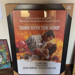 Gone With The Wind Movie Poster Frame
