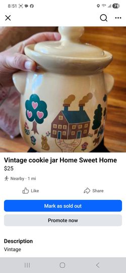 Vintage cookie jar