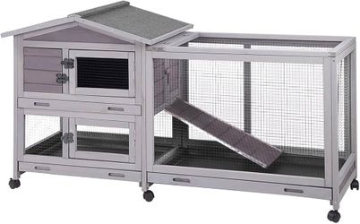 Rabbit & Guinea Pig Hutch Cage 🐇
