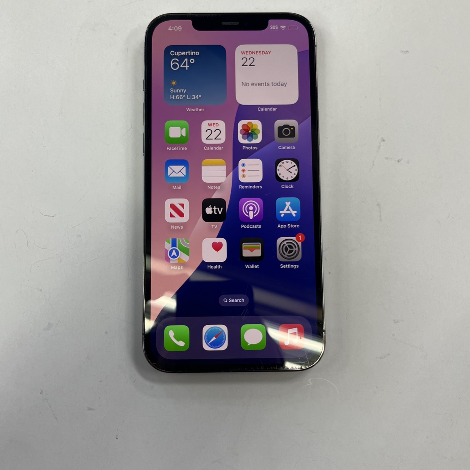 iPhone 12 Pro Max, 128GB, AT&T, 90% Battery Capacity, In Used Condition 