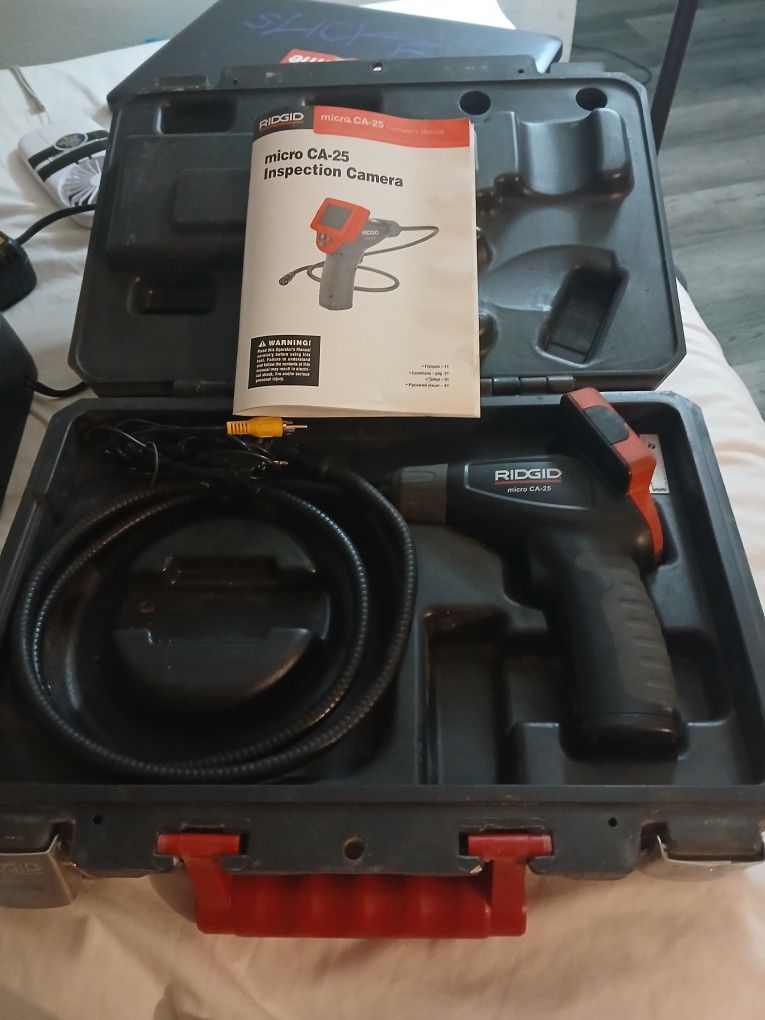 RIDGE MICRO CA-25 INSPECTION CAMERA