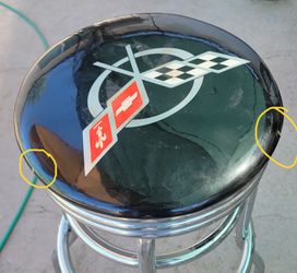 Corvette Chrome Bar Stool!