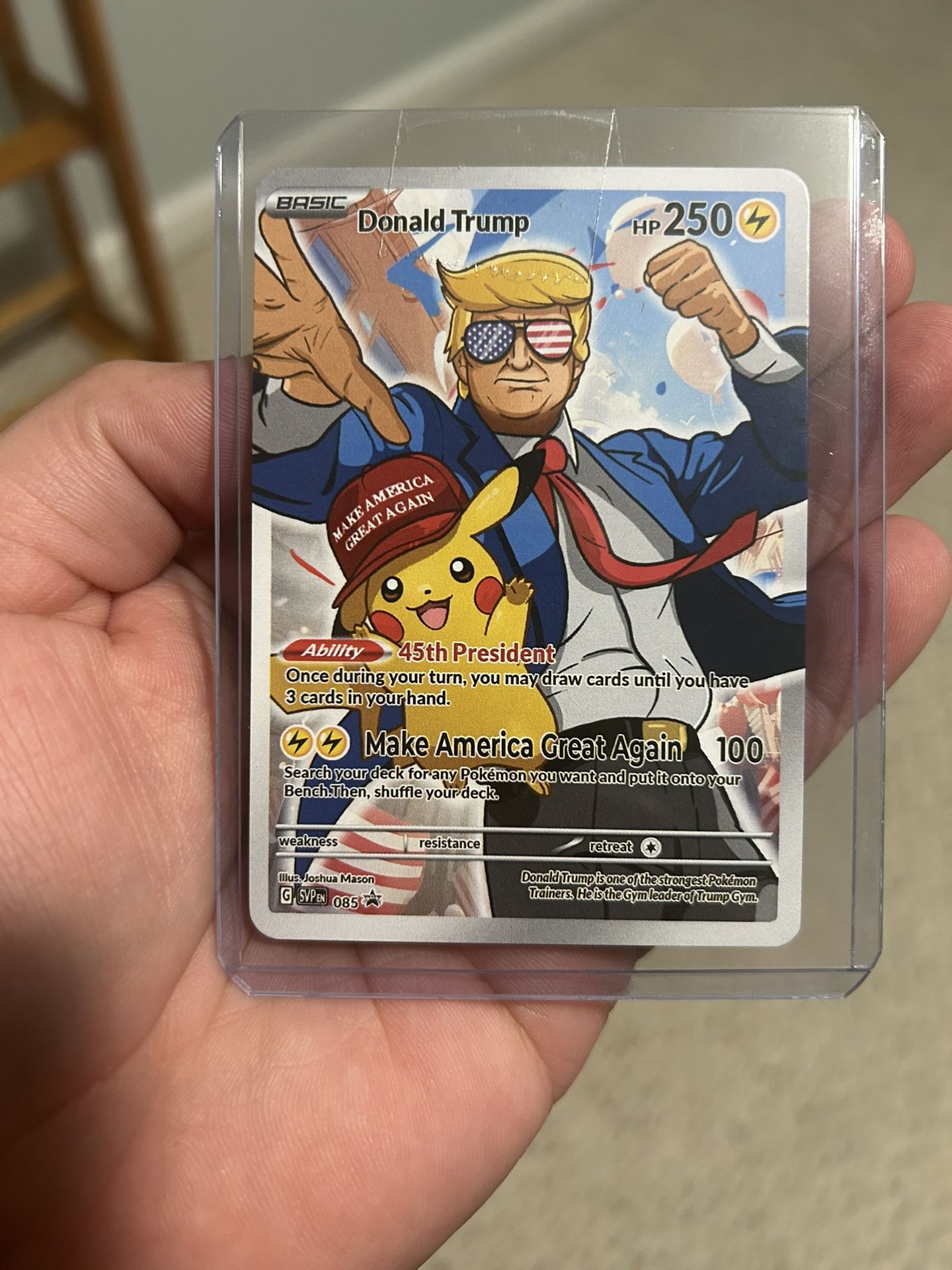 Pokémon Donald Trump Card