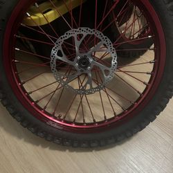 19in Warp 9 Red Rims