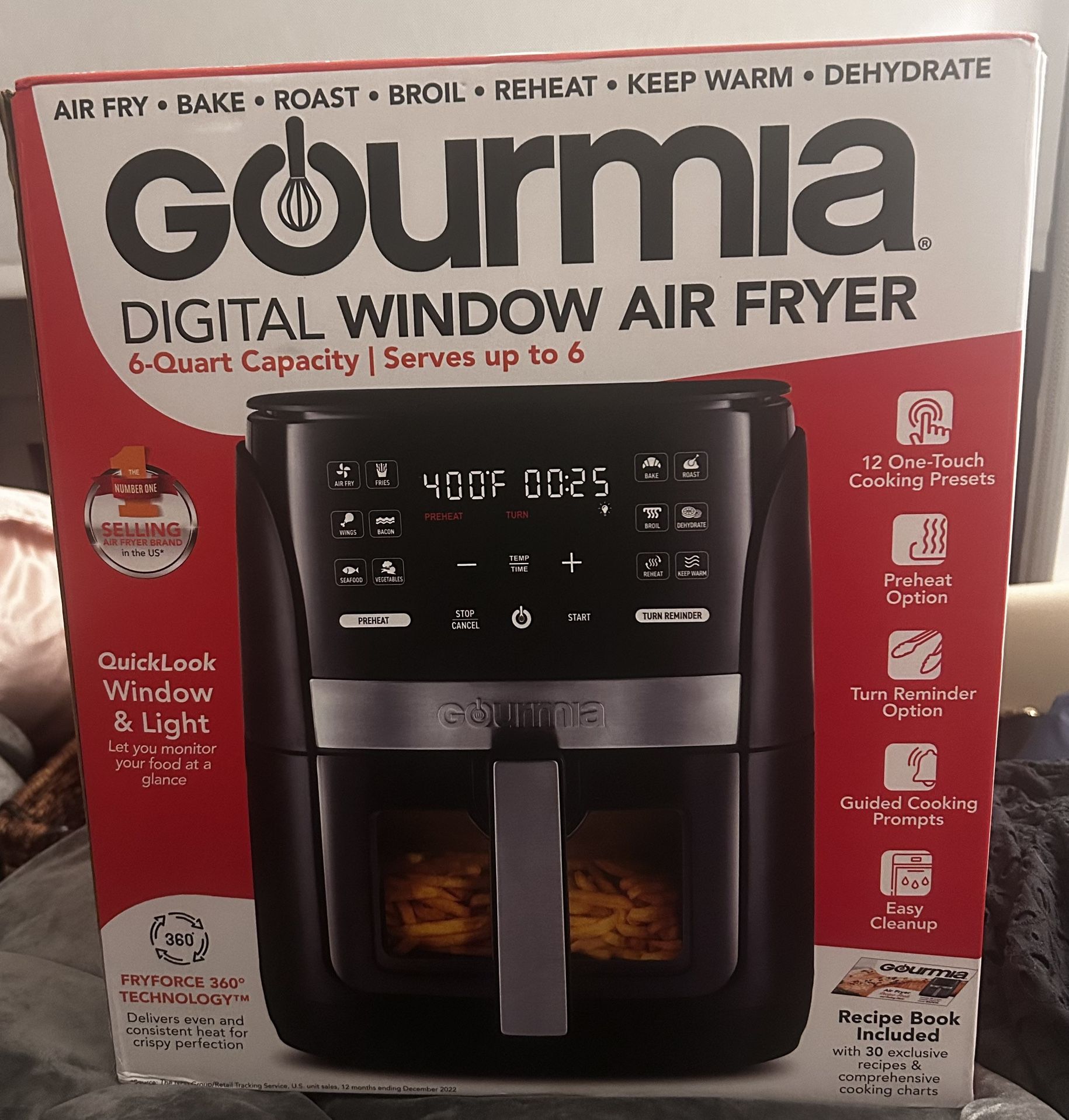 Gourmia 6-quart Air Fryer